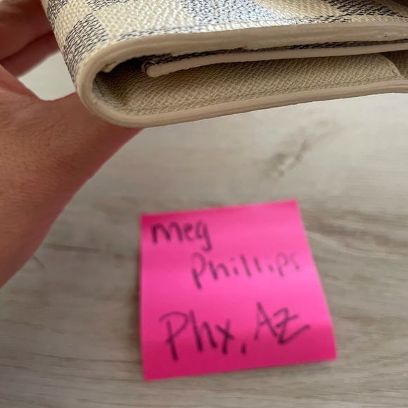 Auth Louis Vuitton Josephine Damier Azur Wallet - Picture 5 of 13